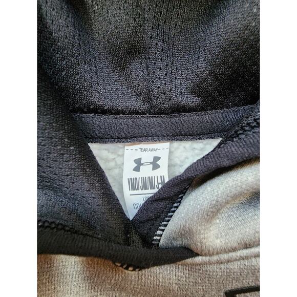 Under Armour Storm Grey Hooded Sweatshirt Youth Medium - Picture 3 of 5
